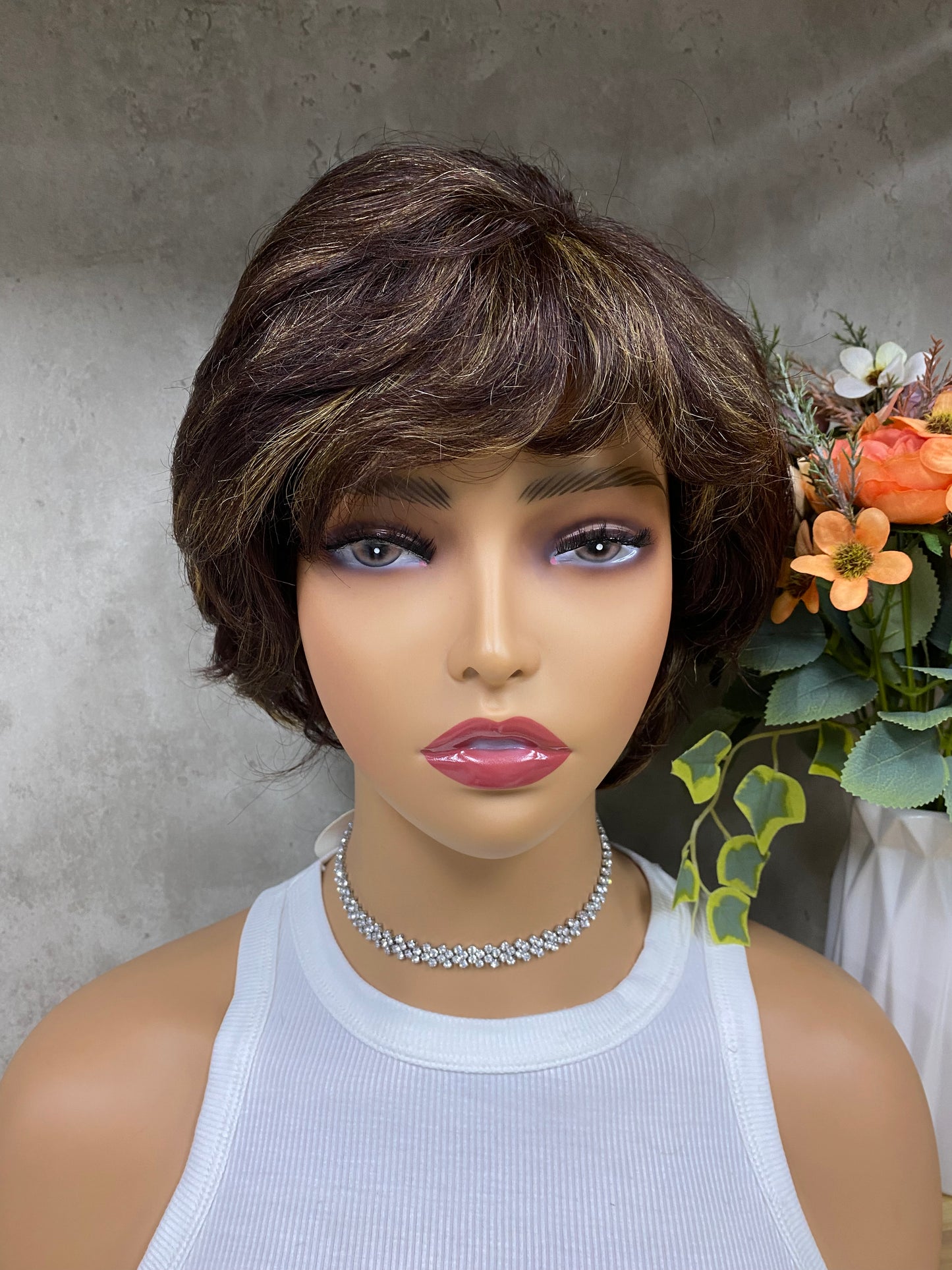 Nature Wave Remy Human Hair Pixie Cut Wigs