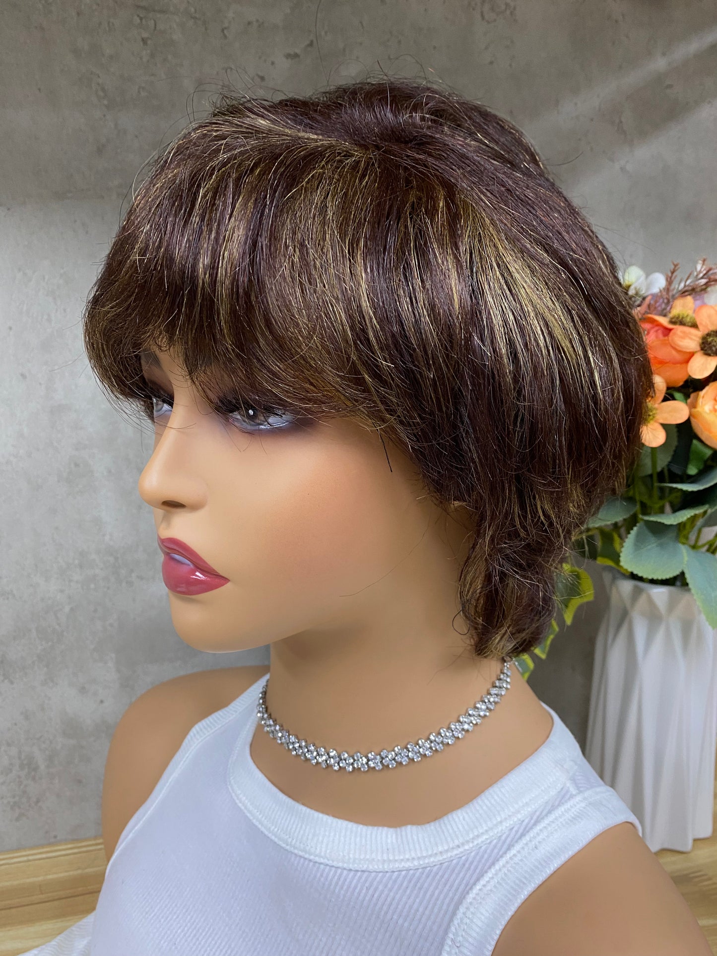 Nature Wave Remy Human Hair Pixie Cut Wigs