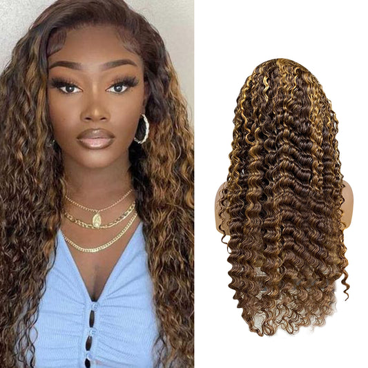 Piano Deep Wave 13x4 Lace Frontal Wig