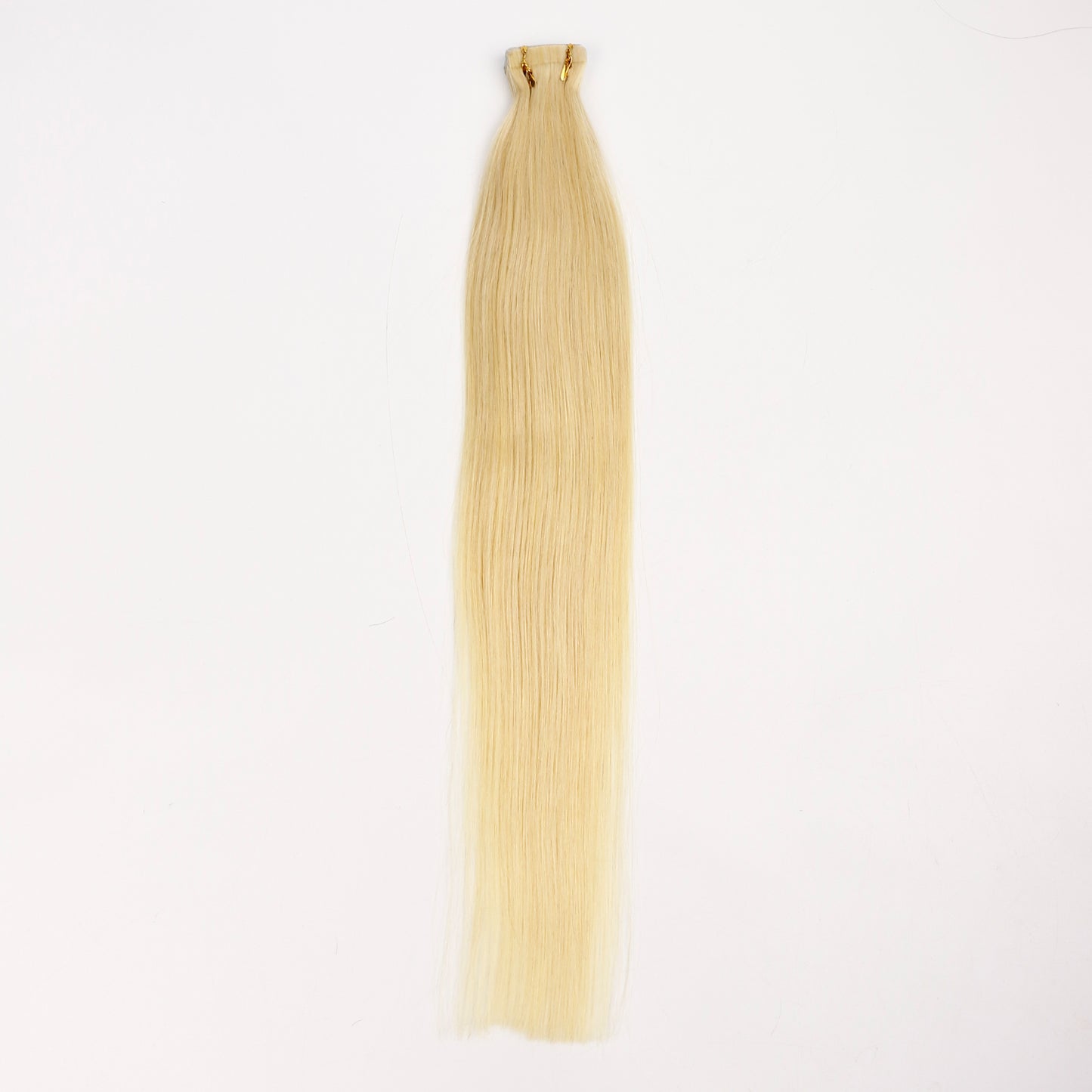 Blonde Virgin Human Hair Straight Tape In Hair Extension