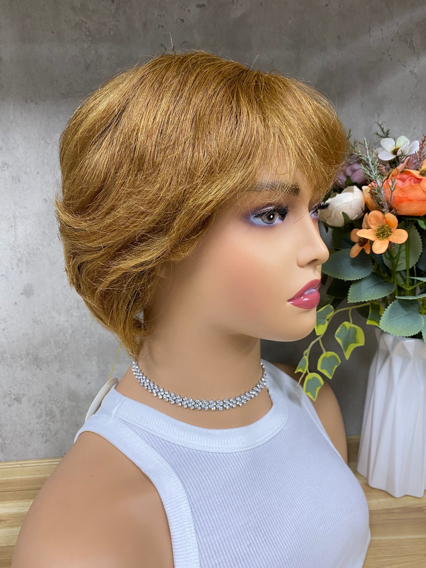 Nature Wave Remy Human Hair Pixie Cut Wigs