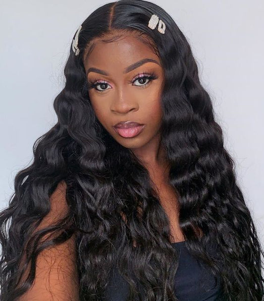 Nature Virgin Human Hair Deep Wave Tape In Hair Extension