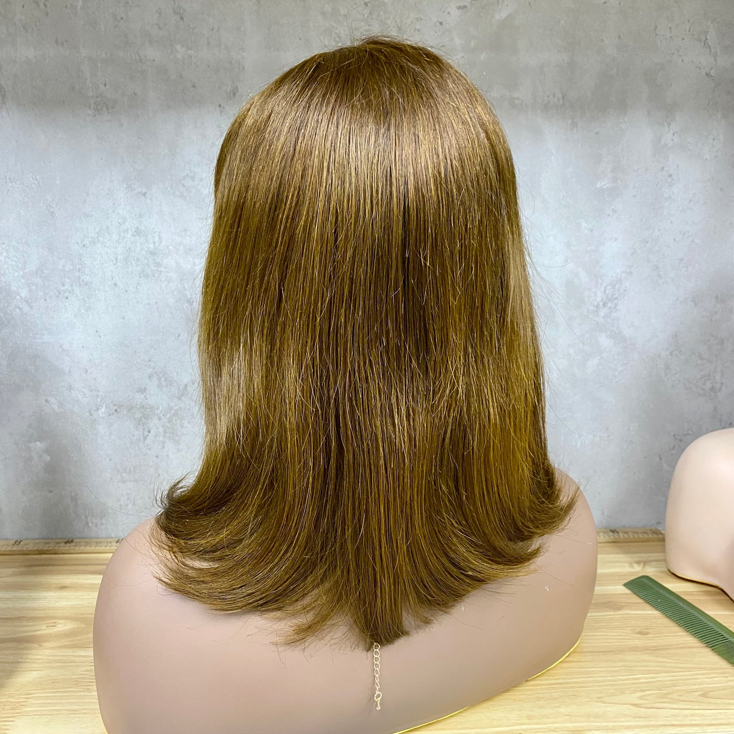 Brown Remy Human Hair Staight Bob Wig