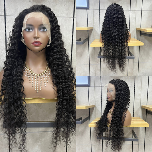 Future 13x4 Lace Remy Human Hair Deep Wave Wigs