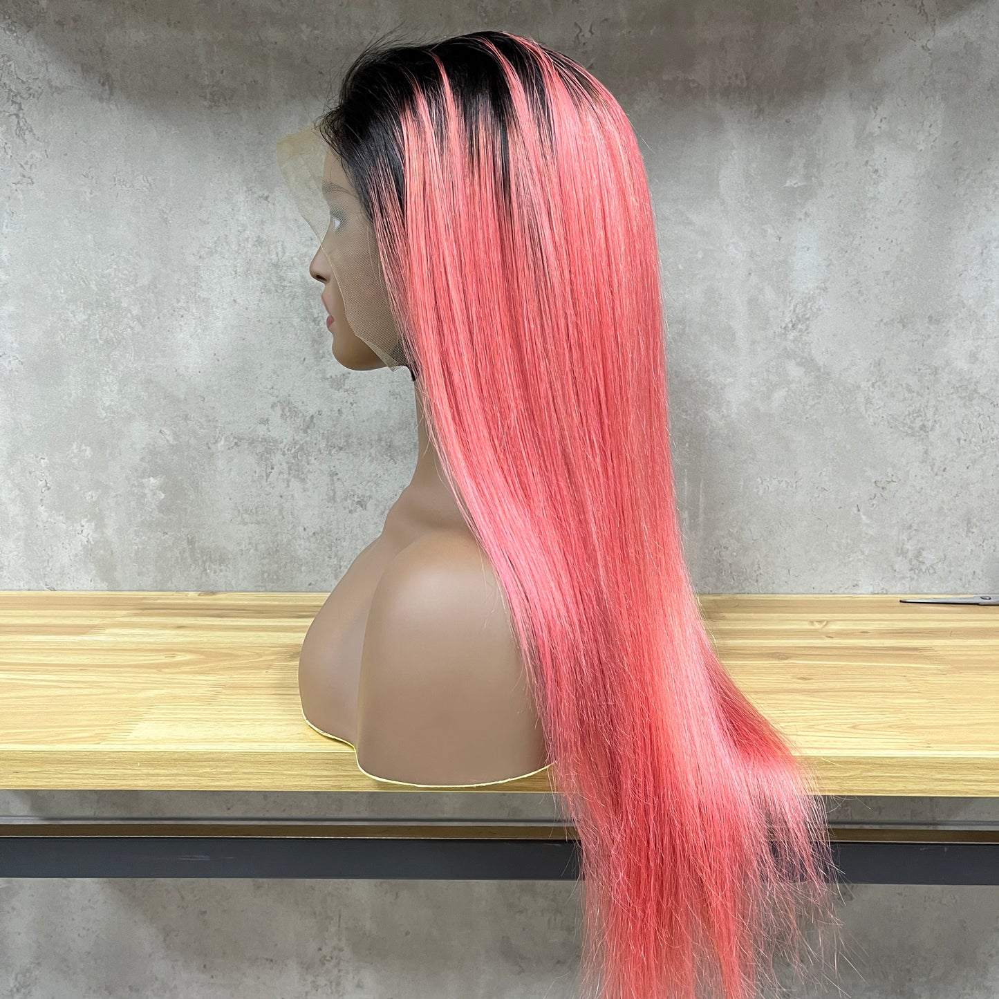 Nature Pink 13x4 Lace Remy Human Hair Frontal Wigs