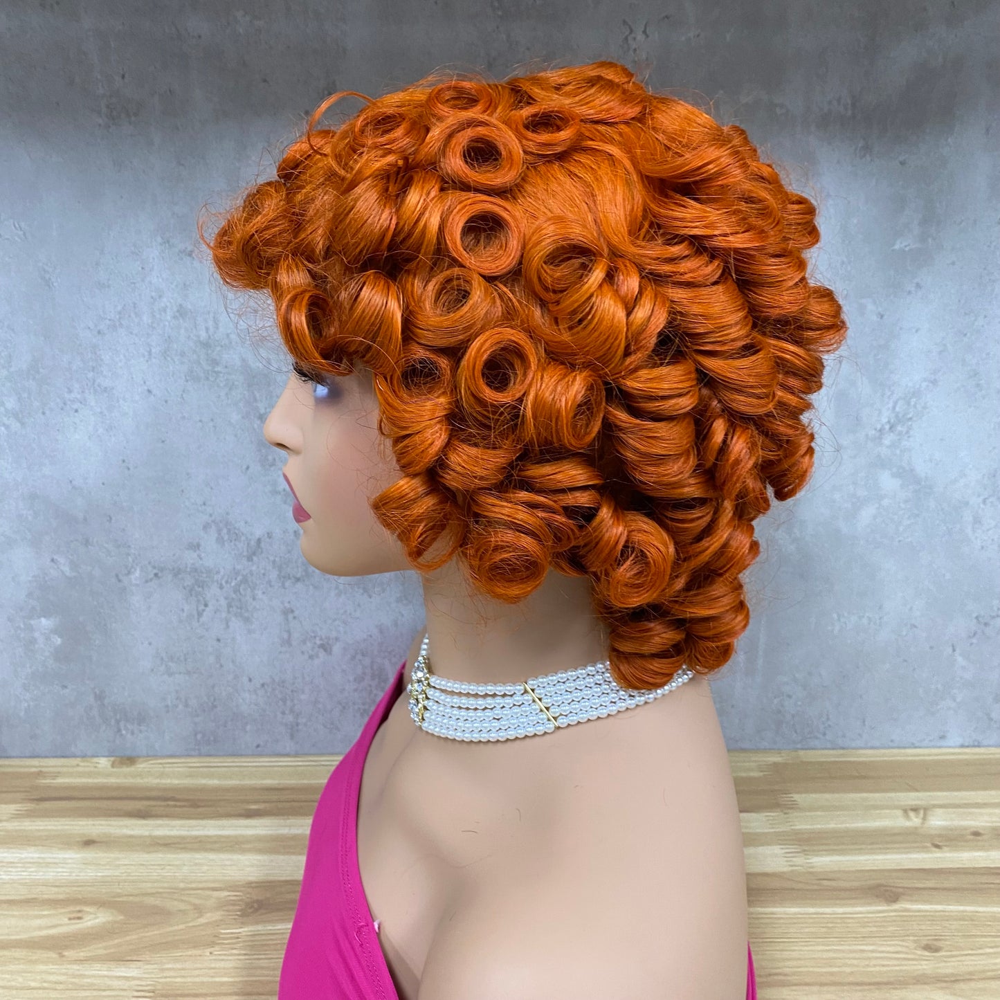 Special Curly Remy Hair Bob Wig